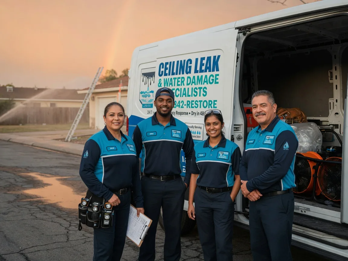 Ceiling Leak Cleanup company in Grove City, PA