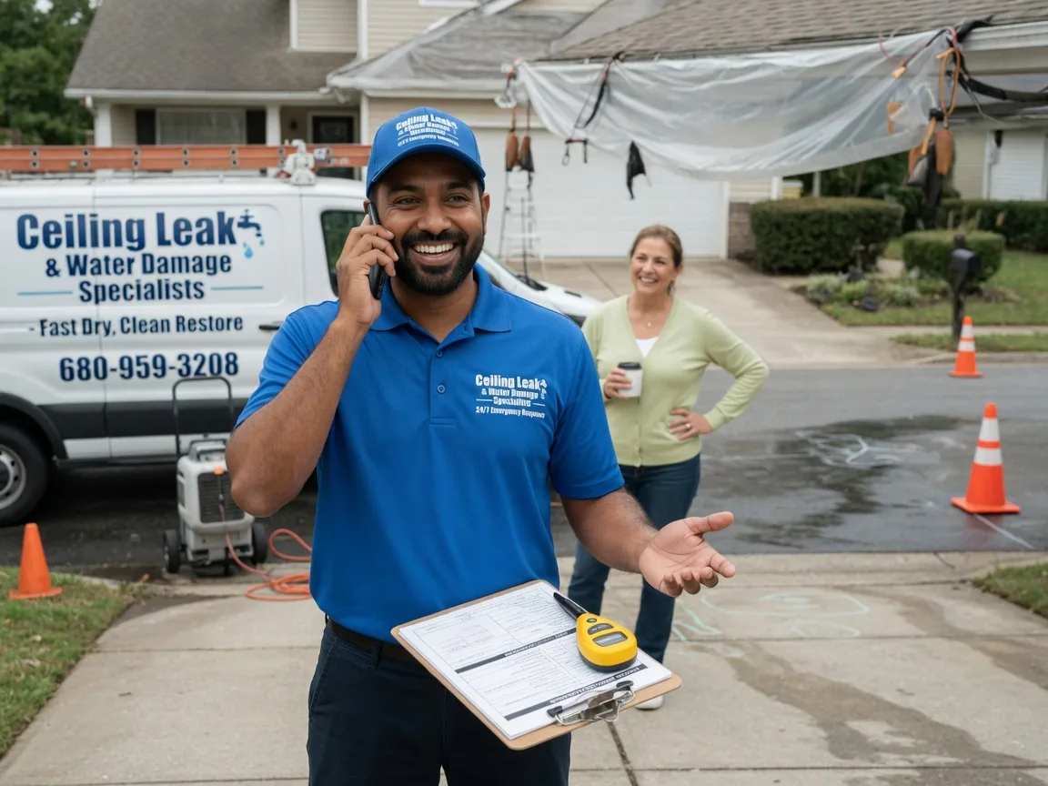 Ceiling Leak Cleanup Grove City, PA FAQs